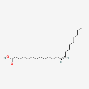 Structure moléculaire de Acide érucique (Erucic Acid) — ingrédient actif en cosmétique naturel