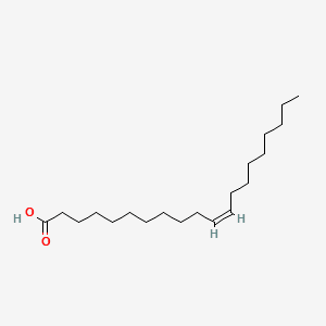 Structure moléculaire de Acide gondoique (Gondoic Acid) — ingrédient actif en cosmétique naturel