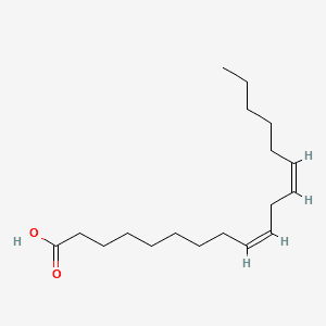 Structure moléculaire de Acide linoléique (Linoleic Acid) — ingrédient actif en cosmétique naturel