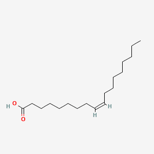 Structure moléculaire de Acide oléique (Oleic Acid) — ingrédient actif en cosmétique naturel