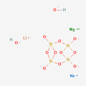 Structure moléculaire de Hectorite (Hectorite) — ingrédient actif en cosmétique naturel