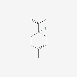Structure moléculaire de Limonène (Limonene) — ingrédient actif en cosmétique naturel