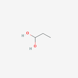Structure moléculaire de Propanediol (Propanediol) — ingrédient actif en cosmétique naturel