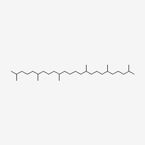 Structure moléculaire de Squalane (Squalane) — ingrédient actif en cosmétique naturel