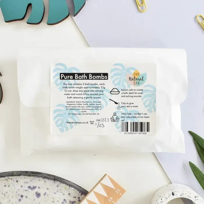 Bombe de bain naturelle 01