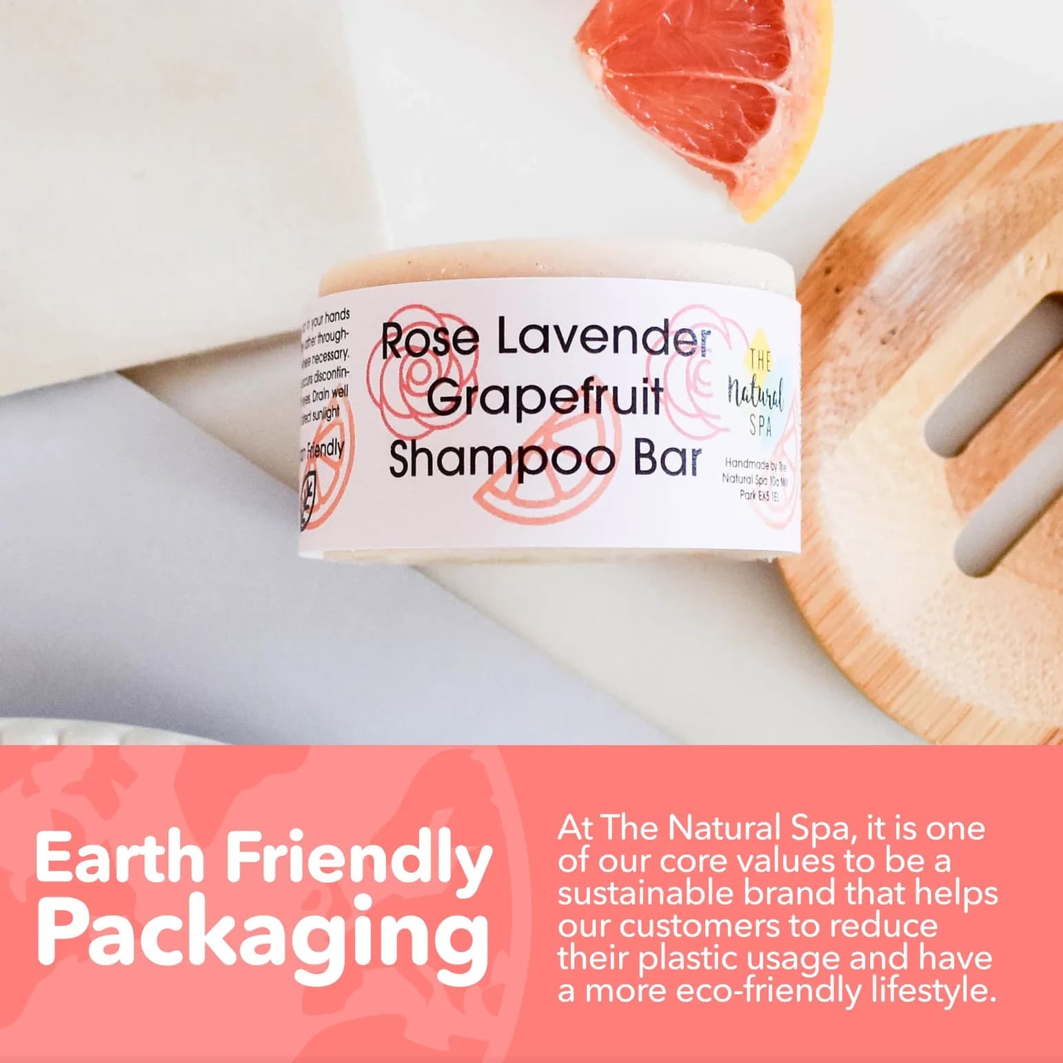 Shampooing solide rose, lavande et pamplemousse 02
