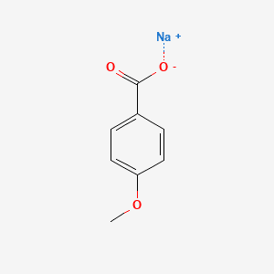 Structure moléculaire de Anisate de sodium (Sodium Anisate) — ingrédient actif en cosmétique naturel