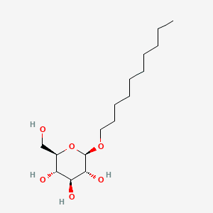Structure moléculaire de Décyl glucoside (Decyl Glucoside) — ingrédient actif en cosmétique naturel