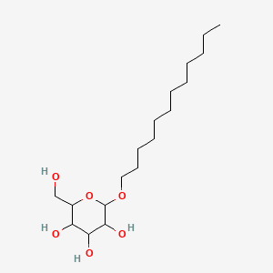 Structure moléculaire de Glucoside de coco (Coco-Glucoside) — ingrédient actif en cosmétique naturel