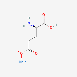 Structure moléculaire de Glutamate de coco de sodium (Sodium Cocoyl Glutamate) — ingrédient actif en cosmétique naturel
