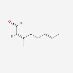 Structure moléculaire de Néral (Neral) — ingrédient actif en cosmétique naturel