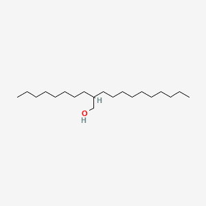 Structure moléculaire de Octyldodécanol (Octyldodecanol) — ingrédient actif en cosmétique naturel