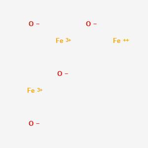 Structure moléculaire de Oxydes de fer (noir) (CI 77499) — ingrédient actif en cosmétique naturel