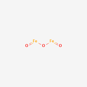 Structure moléculaire de Oxydes de fer (rouge) (CI 77491) — ingrédient actif en cosmétique naturel